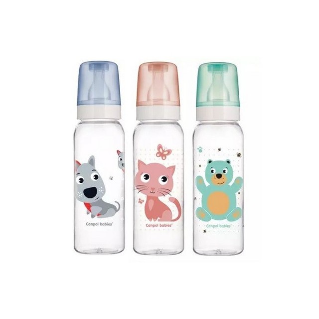 CANPOL BABY FLAŠICA - HAPPY ANIMALS (TIRKIZ) 250ML - Online Apoteka CANPOL BABY FLAŠICA - HAPPY ANIMALS (TIRKIZ) 250ML